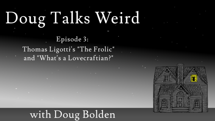 Doug Talks Weird Title Card