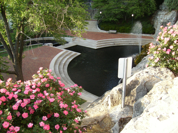 A Shot of the Big Spring Fountain from Several Feet Back