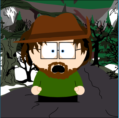 Doug as a South Park character